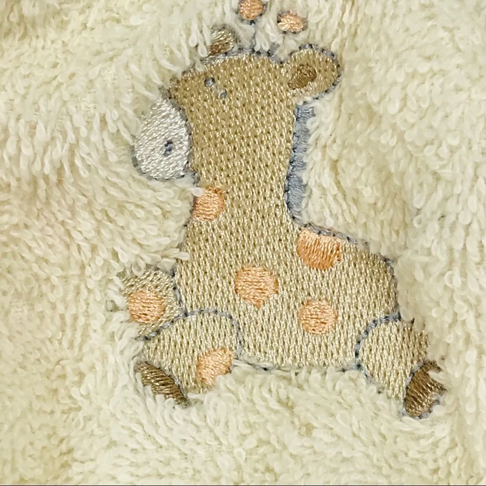 First Impression Giraffe Robe, Cream, 0-9 Months